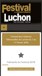 Mobile Screenshot of festivaldeluchon.tv