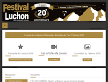 Tablet Screenshot of festivaldeluchon.tv